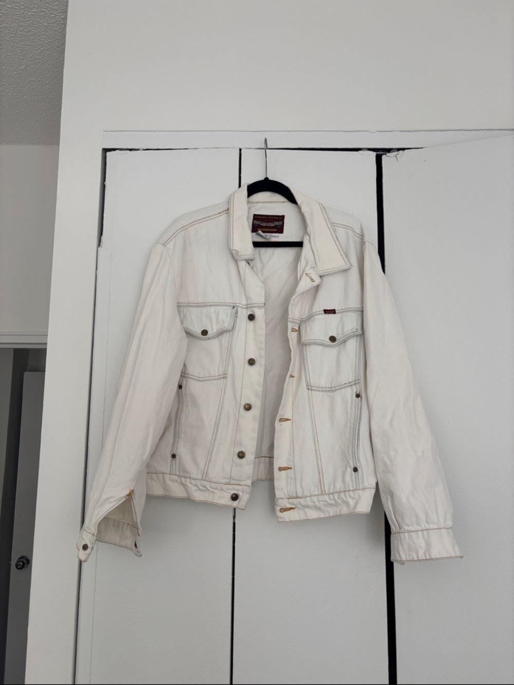 Levi's Off-White Denim Trucker Jacket